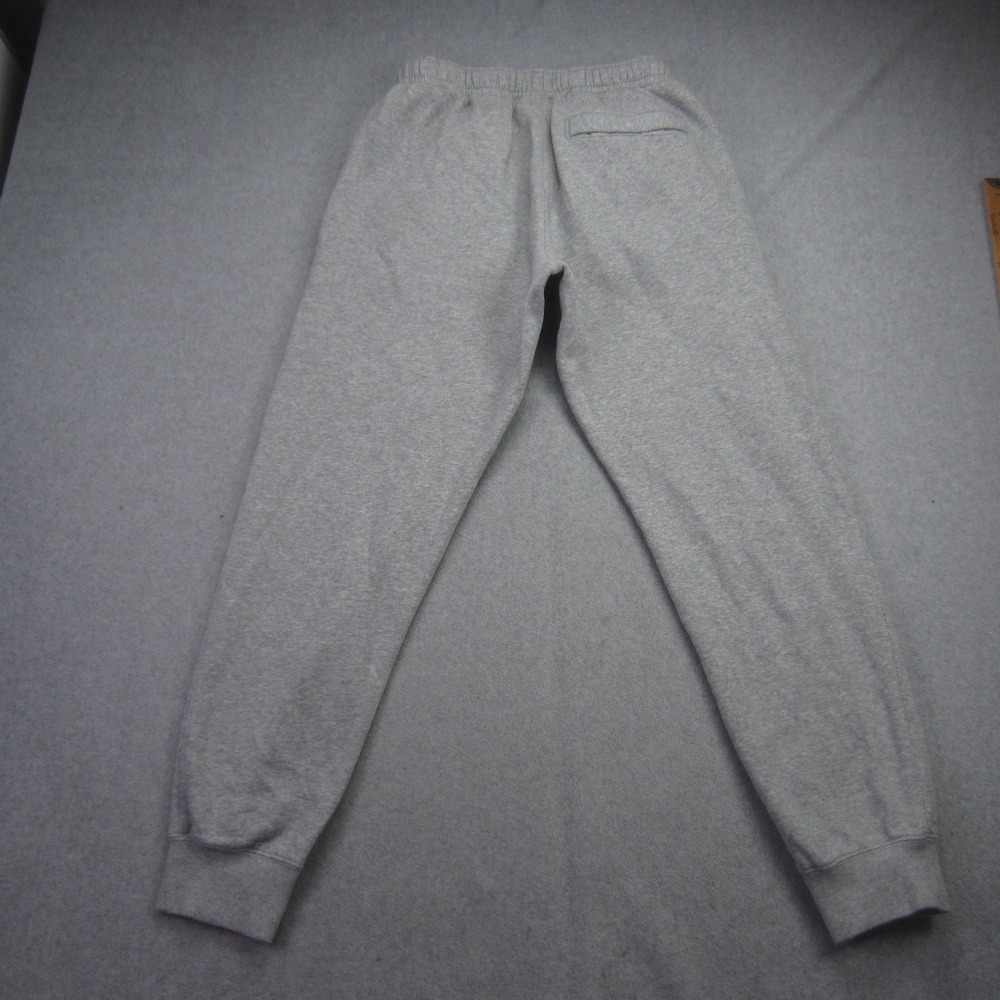 Nike Jogger Mens Small Gray Sweatpants Fleece Cuffed Cotton Blend - Picture 3 of 12